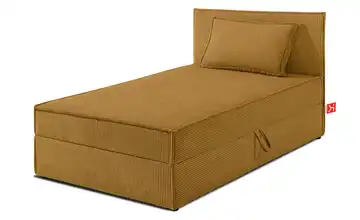 KONSIMO Boxbett 90 cm x 200 cm 95 cm 90x200 cm Gelb