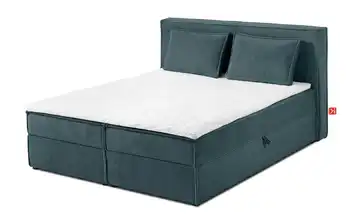 KONSIMO Boxbett 140 cm x 200 cm 145 cm 140x200 cm Blau