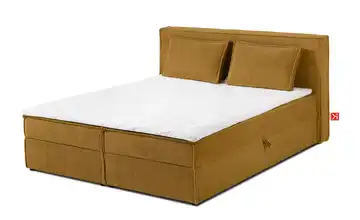 KONSIMO Boxbett 160 cm x 200 cm 165 cm 160x200 cm Gelb