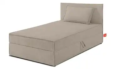 KONSIMO Boxbett 100 cm x 200 cm 105 cm 100x200 cm Beige