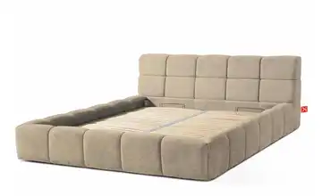 KONSIMO Polsterbett 180 cm x 200 cm 210 cm 180x200 cm Beige