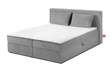 KONSIMO Boxbett 160 cm x 200 cm 165 cm 160x200 cm Hellgrau