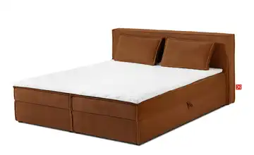KONSIMO Boxbett 180 cm x 200 cm 185 cm 180x200 cm Rostrot