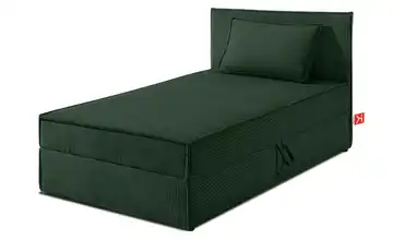 KONSIMO Boxbett 80 cm x 200 cm 85 cm 80x200 cm Dunkelgrün