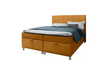 Boxbett 140x200 Dunkelblau 180 cm 180x200 cm Gelb