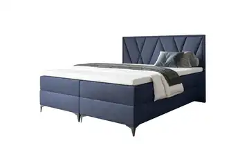 Boxbett 140x200 Schwarz 200 cm 200x200 cm Dunkelblau