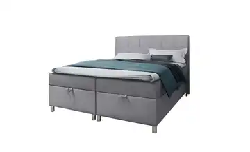 Boxbett 140x200 Dunkelblau 120 cm 120x200 cm Grau