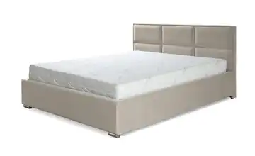 Polsterbett mit Bettkasten 160x200 cm Beige