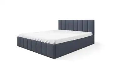 Polsterbett mit Bettkasten 120x200 cm Dunkelblau
