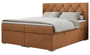 Boxbett mit Bettkasten 160x200 cm H3 Orange