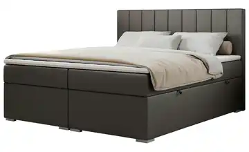 Boxbett mit Bettkasten 160x200 cm H3 Anthrazit