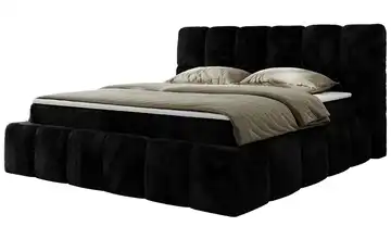 Boxbett mit Bettkasten 140x200 cm H3 Schwarz