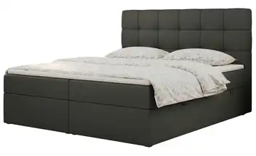 Boxbett mit Bettkasten 140x200 cm H3 Anthrazit