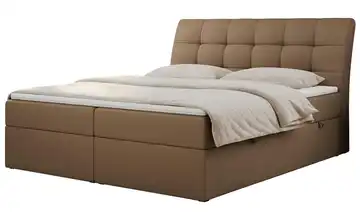 Boxbett mit Bettkasten 180x200 cm H3 Braun