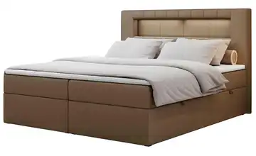 Boxbett mit Bettkasten 160x200 cm H3 Braun