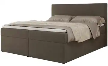 Boxbett mit Bettkasten Braun H4 160x200 cm