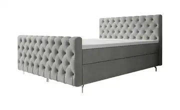 Boxbett 140 cm 140x200 cm Hellgrau