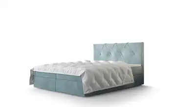 Boxbett 140 cm 140x200 cm Blau