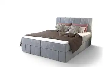 Boxbett 200x200 cm Hellblau