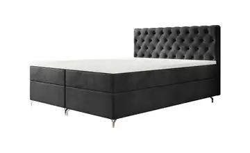 Boxbett 180x200 cm Dunkelgrau