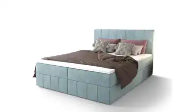 Boxbett 140 cm 140x200 cm Blau