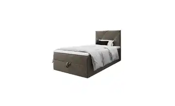 Boxbett 90x200 cm Braun