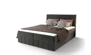 Boxbett 140 cm 140x200 cm Grau