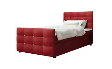 Boxbett 100 cm 100x200 cm Rot