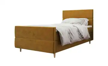 Boxbett 100 cm 100x200 cm Gelb