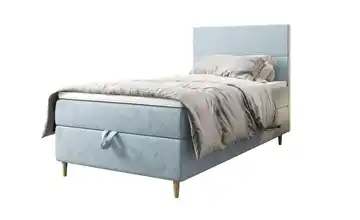 Boxbett 90 cm 90x200 cm Hellblau
