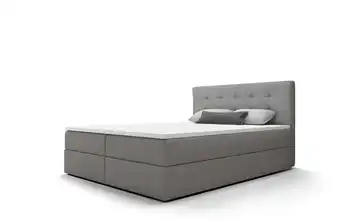 Boxbett 180x200 cm Grau