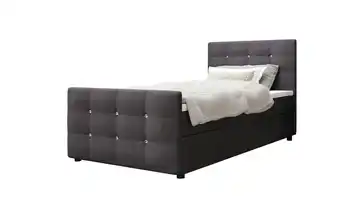 Boxbett 100 cm 100x200 cm Grau