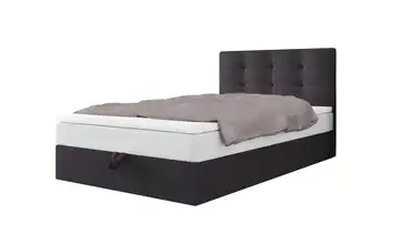 Boxbett 90 cm 90x200 cm Grau