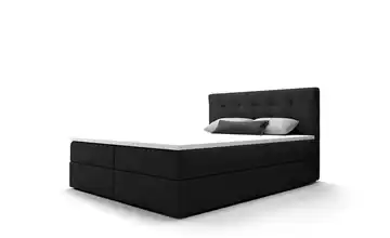 Boxbett 140 cm 140x200 cm Schwarz