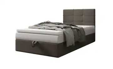 Boxbett 90x200 cm Braun