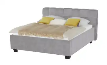Kollektion Kraft Polsterbett 140 cm Grau