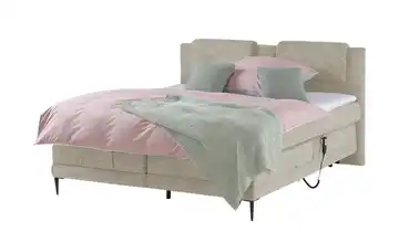 Twist Motor-Boxspringbett Beige 180 cm