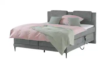 Twist Motor-Boxspringbett Grau 180 cm