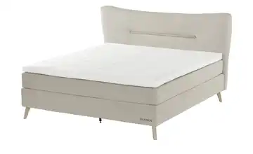 SKAGEN STUDIO Boxspringbett Natur 180 cm H2 & H4