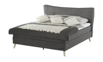SKAGEN STUDIO Boxspringbett Anthrazit 160 cm H3 & H4