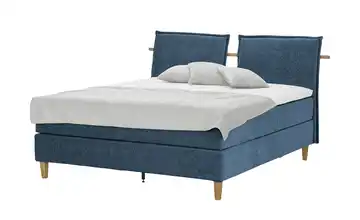 SKAGEN STUDIO Boxspringbett Dunkelblau 160 cm H2 & H5