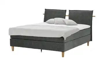 SKAGEN STUDIO Boxspringbett Graphit 160 cm H3 & H5