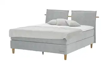 SKAGEN STUDIO Boxspringbett Grau 180 cm H3 & H5