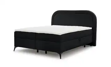Boxbett Sonna Schwarz Schwarz 180x200 cm