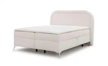 Boxbett Sonna Weiß verchromt 160x200 cm