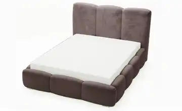 Polsterbett 220 cm 200x200 cm Braun