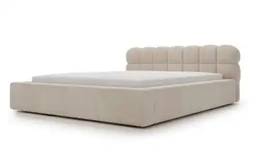 Polsterbett 224 cm Beige 180x200 cm