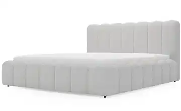 Polsterbett 204 cm 180x200 cm Grau