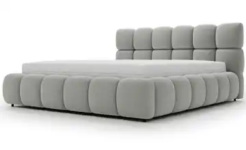 Polsterbett 200x200 cm 226 cm Grau