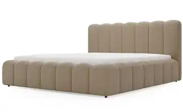 Polsterbett 224 cm 200x200 cm Braun